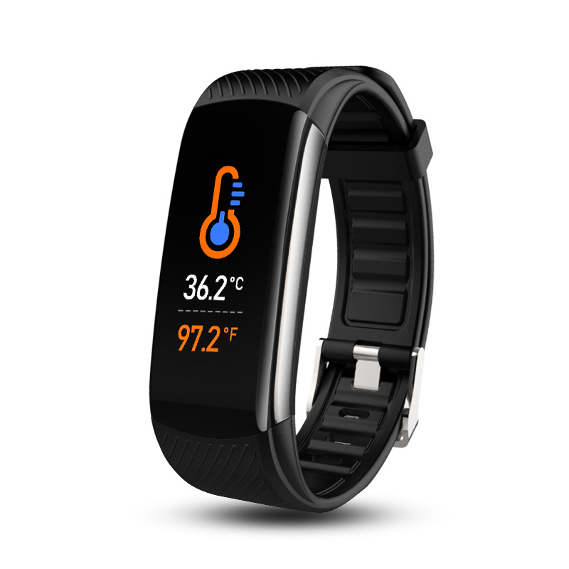 OEM ODM C6t Smart Bracelet Men Women Temperature Monitoring Blood Oxygen Waterproof Smart Bracelet Watch