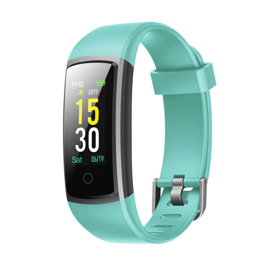 Amazon Ebay Hot Selling ID128 Color Heart Rate Blood Pressure Smart Bracelet IP68 Waterproof Fitness Smart Wristband
