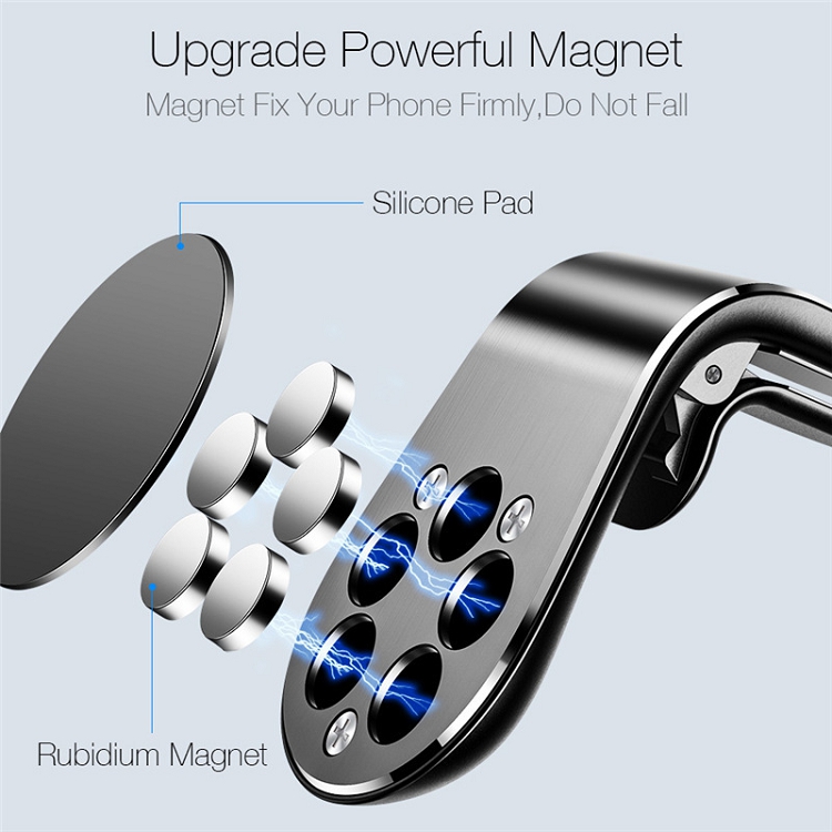 Magnetic Phone Holder for P30 Pro P20 Lite L-Shape Style Mini Car Phone Holder for Mobile Phone Folder on Air Vent Stand
