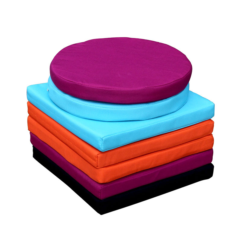 Wholesale Removable and Washable High Rebound Sponge Cushion Customized Outdoor Waterproof Cushion Woven 100% Polyester Square
