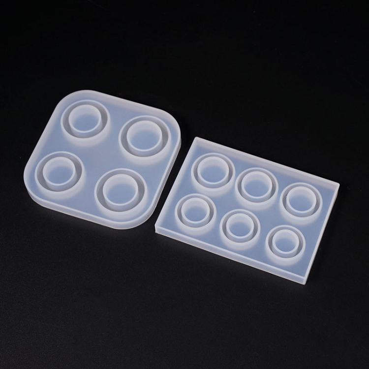 DIY Crystal Epoxy Mould, Ring Mould, Whole Board Ring Jewelry Mould, Six-frame Epoxy Mould