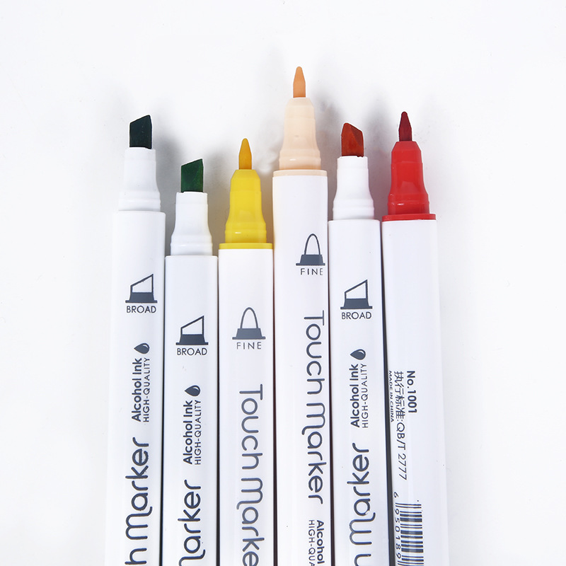Low Cost Soft Touch Permanent Pantone Maker Waterproof Graffiti Marker Pen set 12-48colors