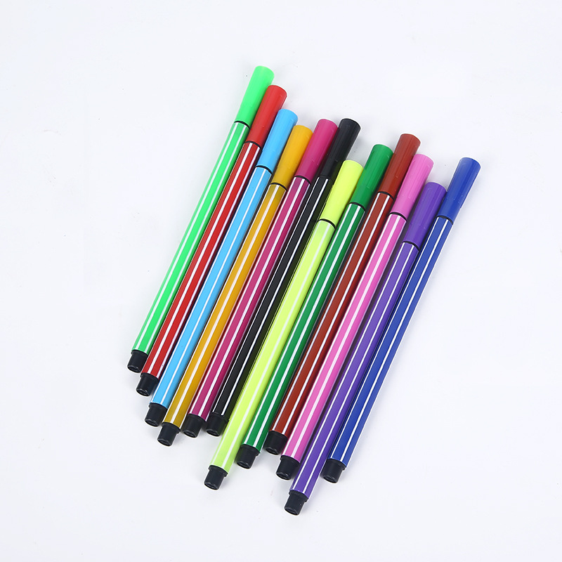 Creative cartoon train shape watercolor pen 12-36 colors