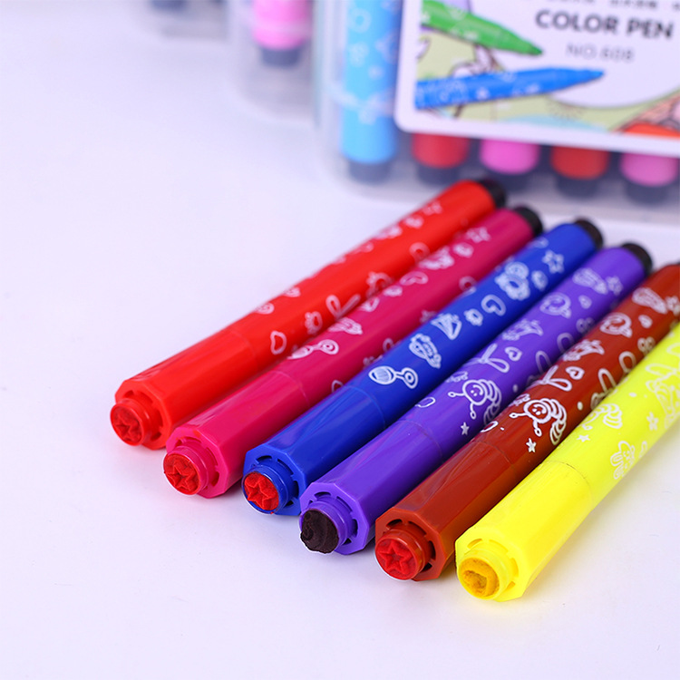 New style 12 24 36 colors safety custom packaging children painting oil painting stick set