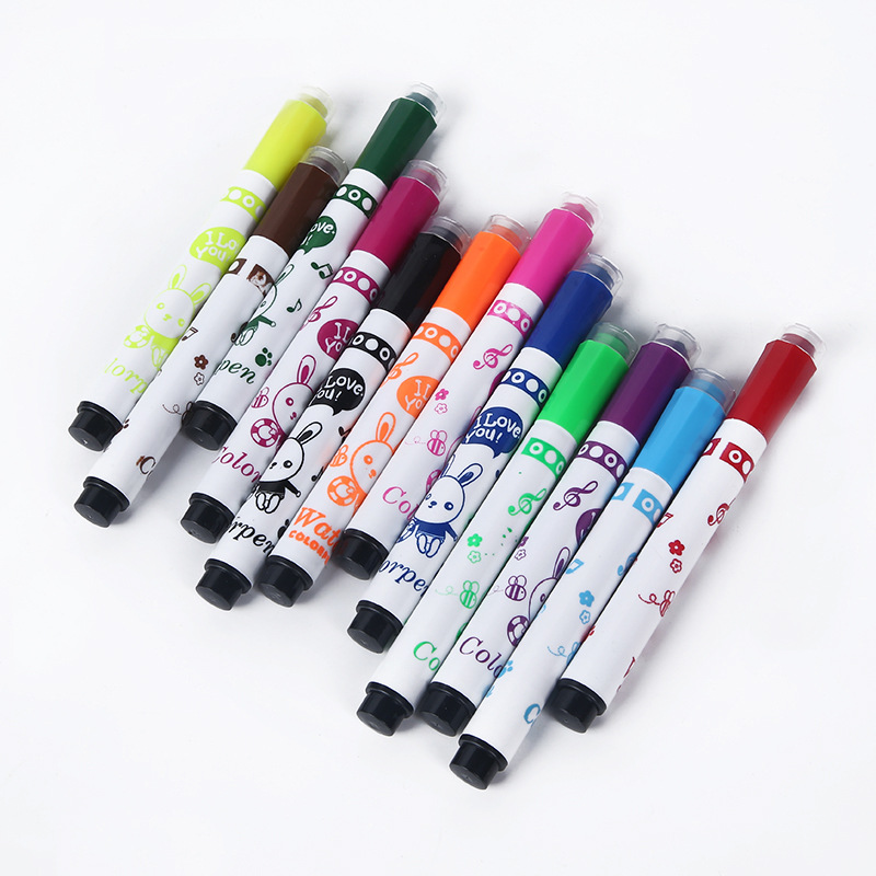 Children seal watercolor pen 12-36 colors