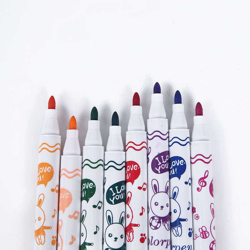 Large pen head safe painting watercolor pen 12-24 colors