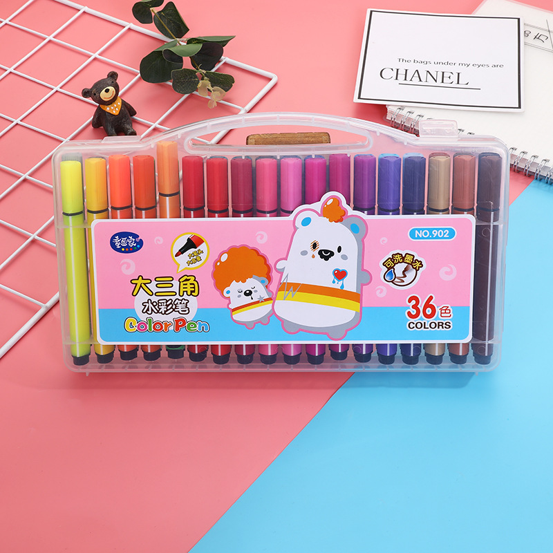 Coloring Pens Water Markers Toddler Kids Paint Brushes Drawing