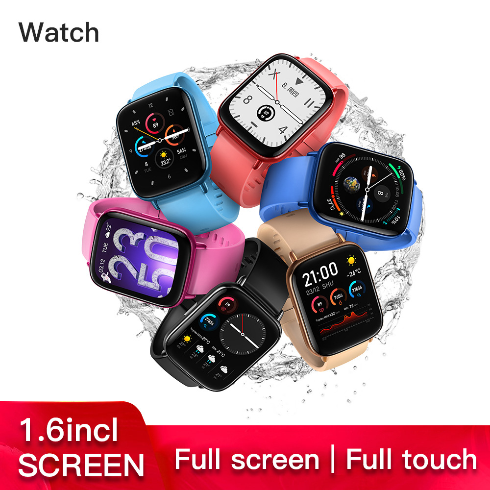 Smartwatch 1.69 Inch Full Touch Color Screen Um68 Waterproof Monitoring Heart Rate Body Temperature Smart Watch