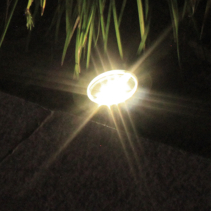 Solar 3LED Piranha Aluminum Cast Lamp Solar Lamp Buried Light Lawn Lamp Outdoor Waterproof Garden Lamp
