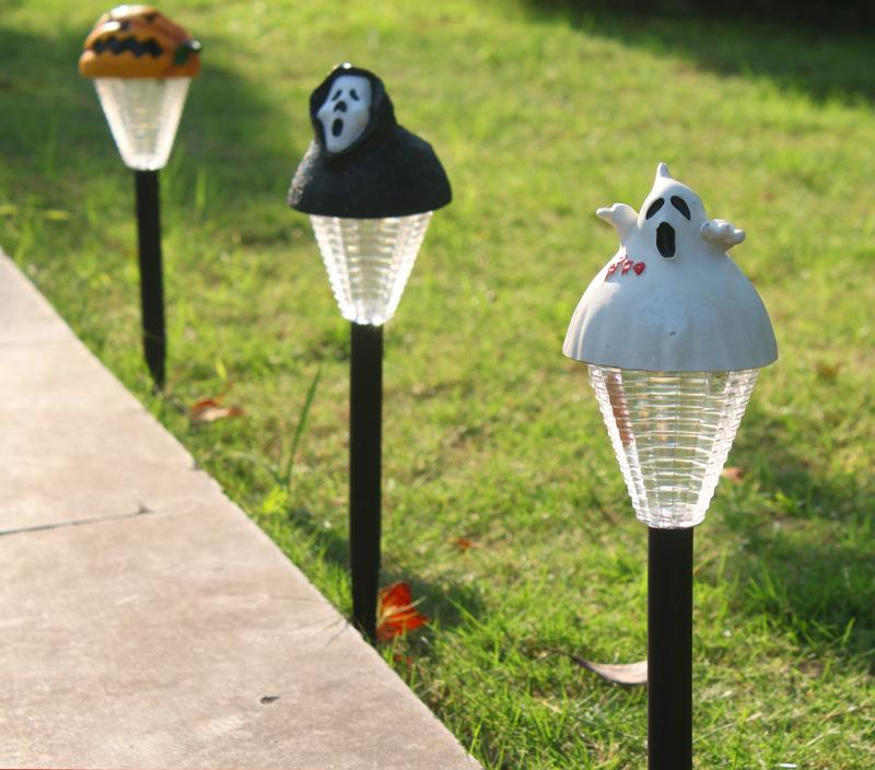 Outdoor Solar Mini Lawn Floor Light LED Halloween Garden Garden Lights Decorated Energy-Saving Atmosphere Street Lamp