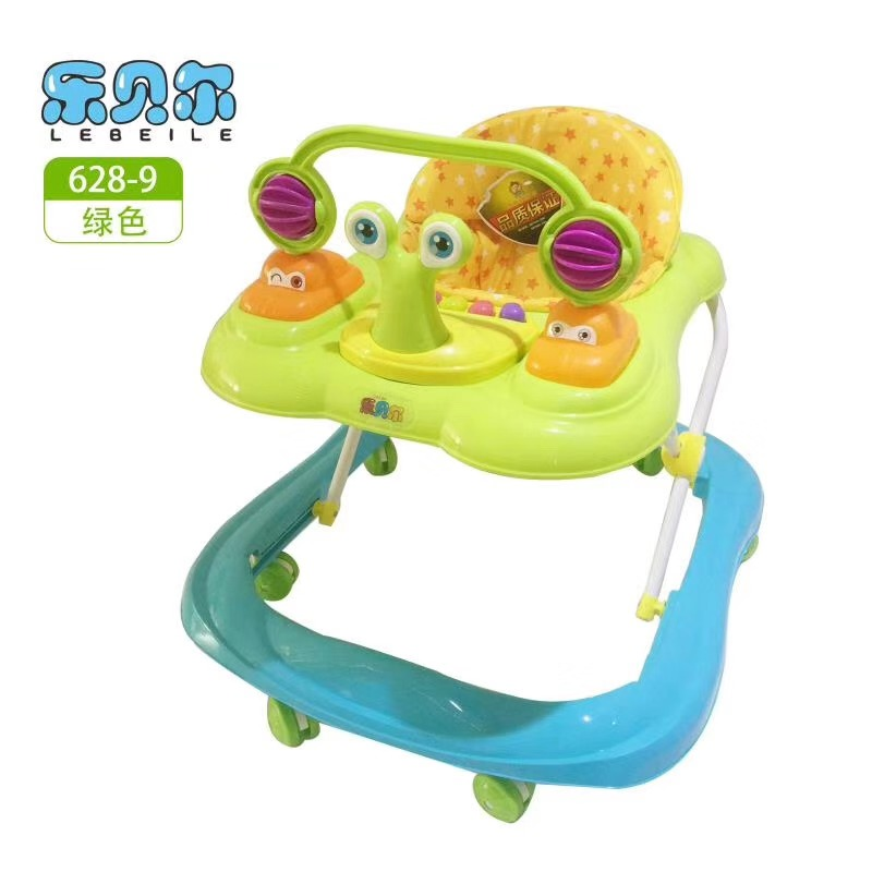 Plastic adjustable baby walking chair infant bouncing chair jumping baby chair with music and light