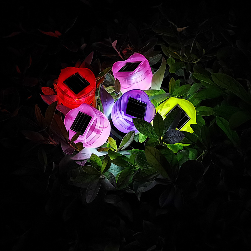 Solar Tulip Lamp, LED Garden Decorative Lamp, Plastic Floor Lamp