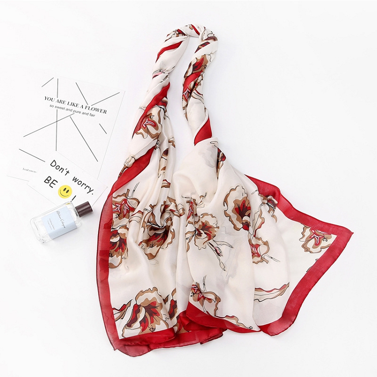 2018 new summer silk satin beach towel silk towel beach tourism sunscreen cape 180*90cm scarf wholesale