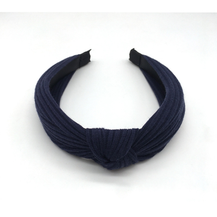 Cross-border trade for Amazon fashion wide version of hair hoop women pan hair, embossed knitting stripe hair head ornaments 