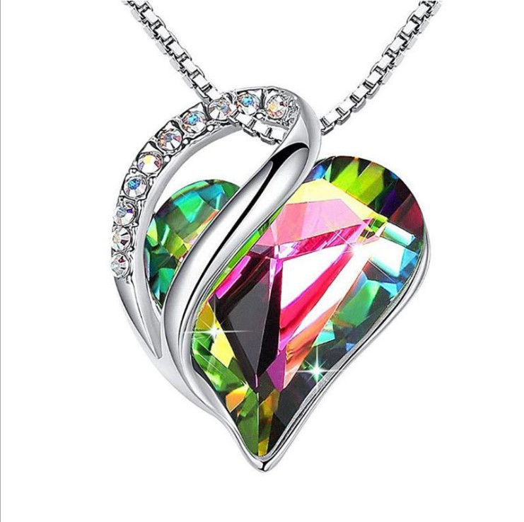 Amazon's new infinity Love Crystal pendant is a jewelry gift for mom's wife and girlfriend ?