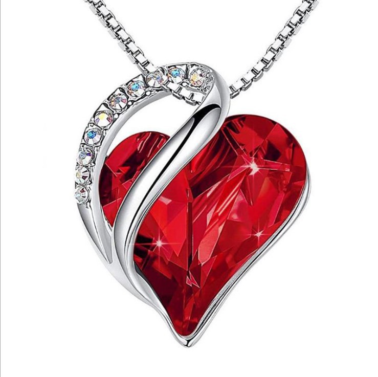 Amazon's new infinity Love Crystal pendant is a jewelry gift for mom's wife and girlfriend ?