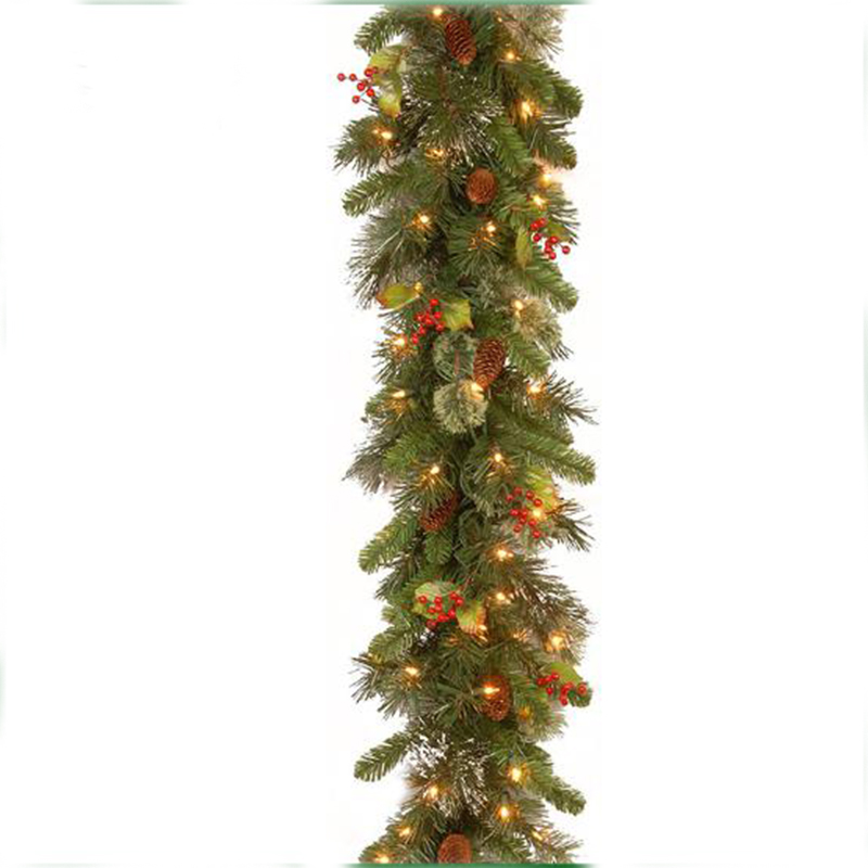 hot selling artificial modern Christmas tree is illuminated by colorful LED lights