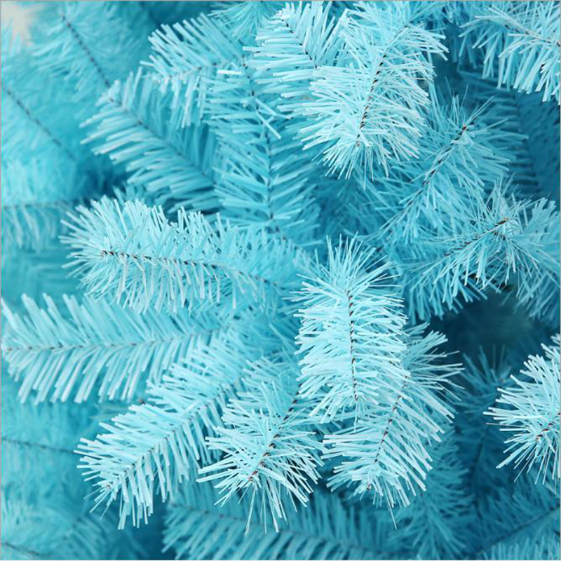 High Quality Outdoor Decoration Light Blue PVC Giant Artificial Christmas Tree