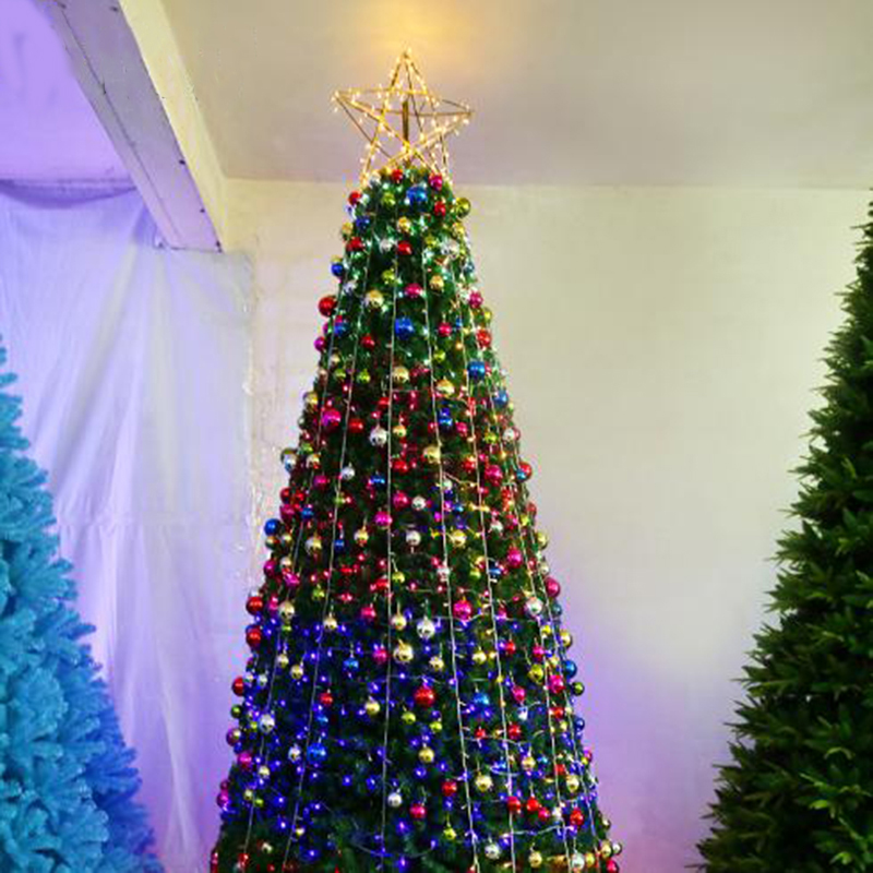 4M multicolor Led large Xmas tree LED flower lights Christmas tree