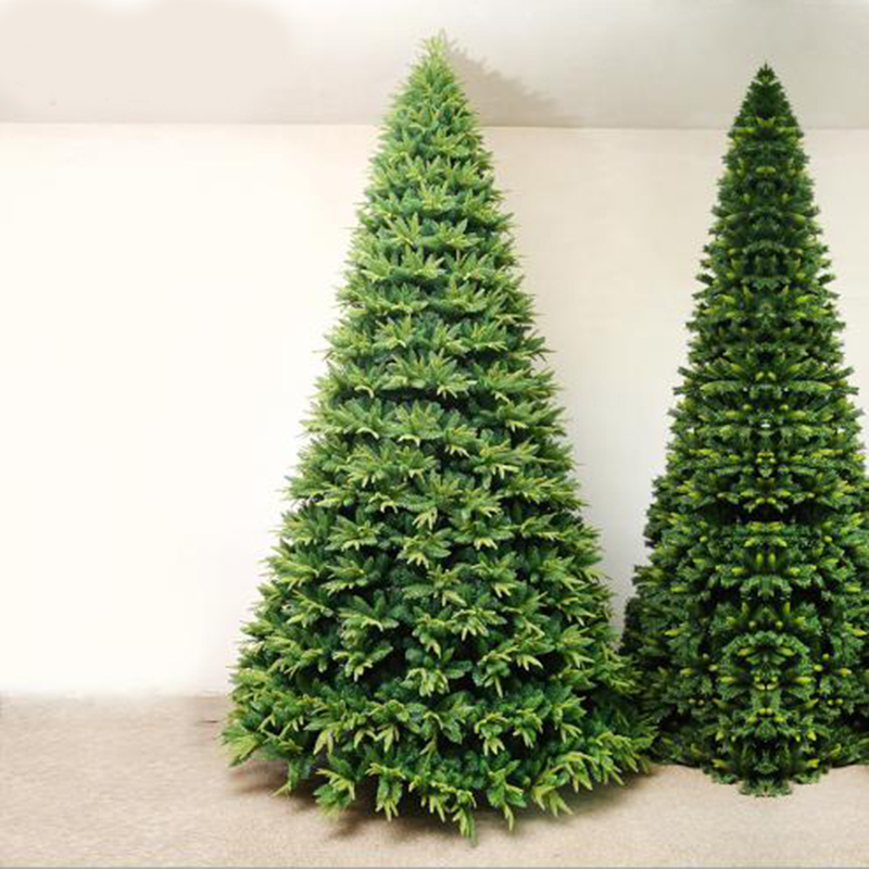 Wholesale PE 4 Meter Artificial With Led Light Decoration Christmas Trees