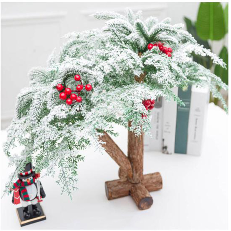 Artificial Christmas Tree Snowy Winter Christmas Decoration
