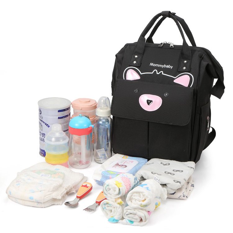 Large capacity mommy baby school bag baby backpack custom mommy diaper bag
