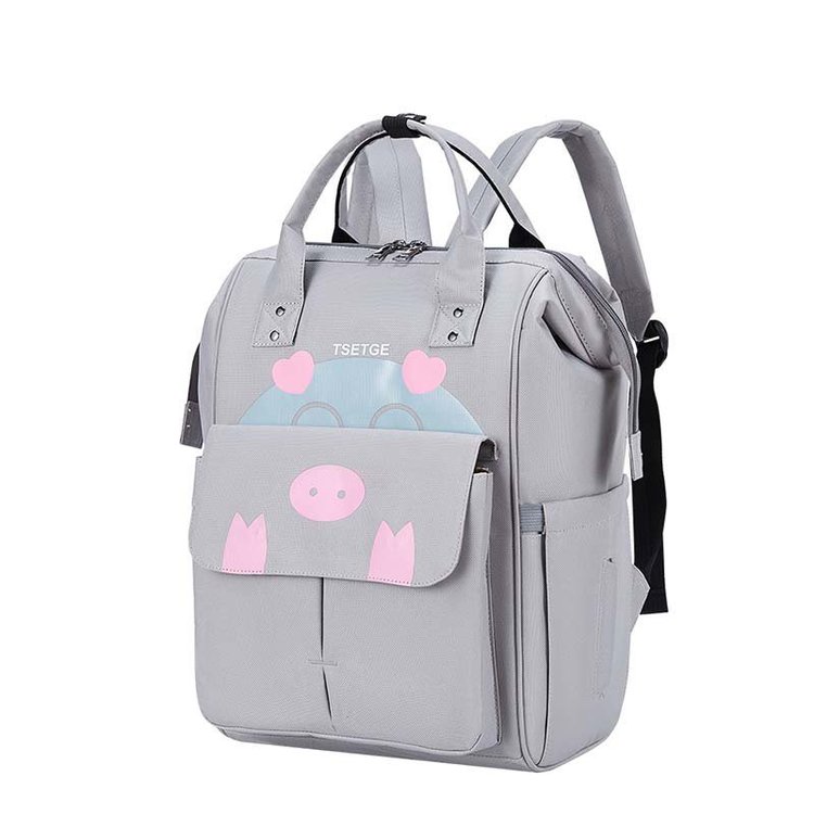 Multifunction Waterproof  with Changing Pad & Stroller Straps & Pacifier Case diaper backpack bag