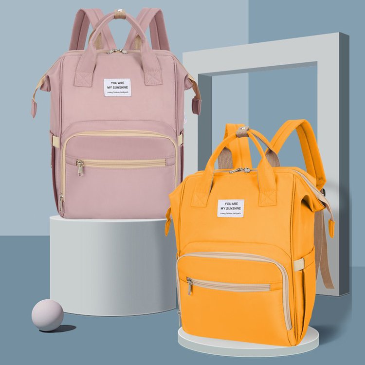 Manufacture Wholesale Fashion Backpacks, Outside Production Bag Baby Diaper Bag