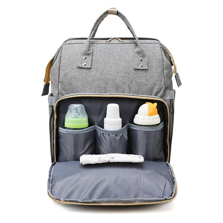 Multifonction hanging stroller bags Portable travel Foldable baby diaper bag for mothers sleeping bag baby bed backpack