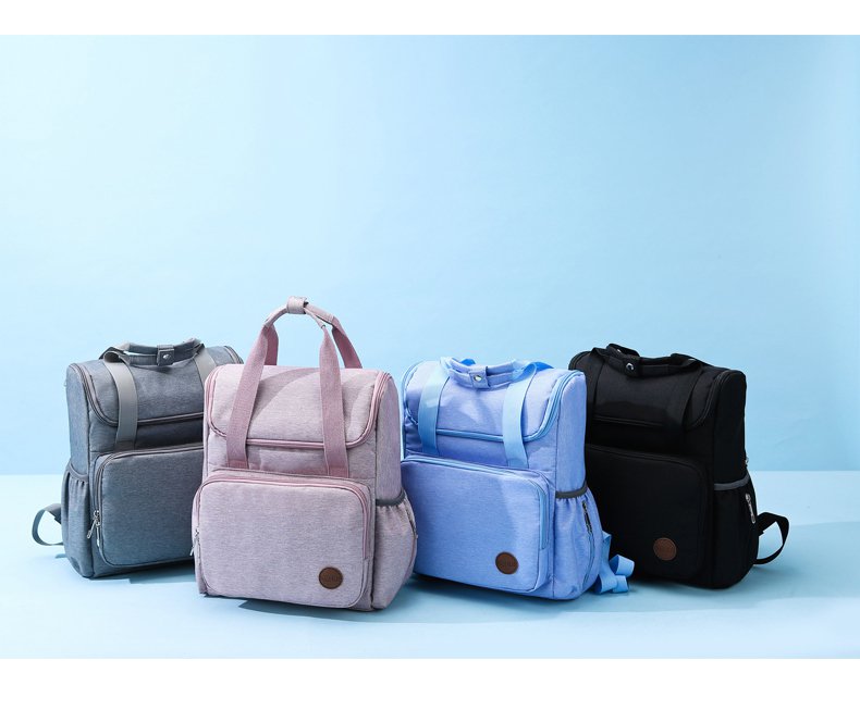 Fashion Portable Diaperbag, Big Capacity Waterproof Nappy Storage Baby Diaperbag