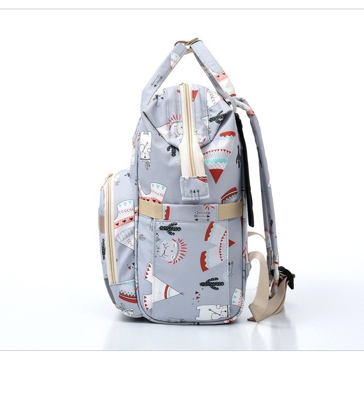 New portable Multifunctional Mother mummy maternity backpack baby travel diaper bag changing bed