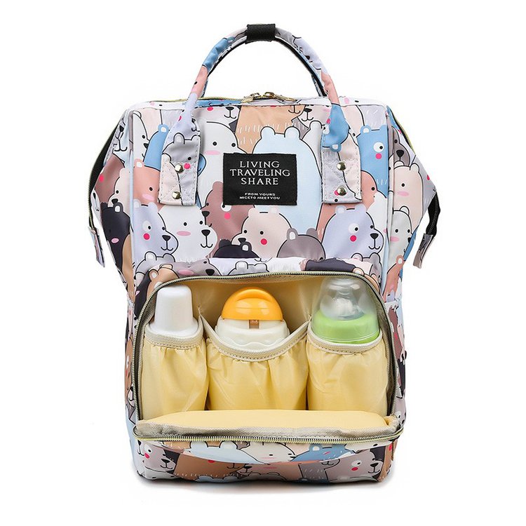 2020 hot selling large capacity multifunctional mommy backpack mommy diaper bag baby backpack luxury diaper bag