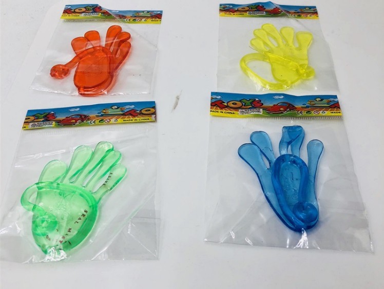 Wholesale Novelty soft kids squishy plastic sticky hands toys