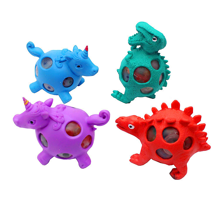 Hot Selling Amazon Newly Fidget Toy Stress Balls Steamed Stuffed Dinosaur Squeezed Toy Slow Rising Kawaii Dinosaur Squishies