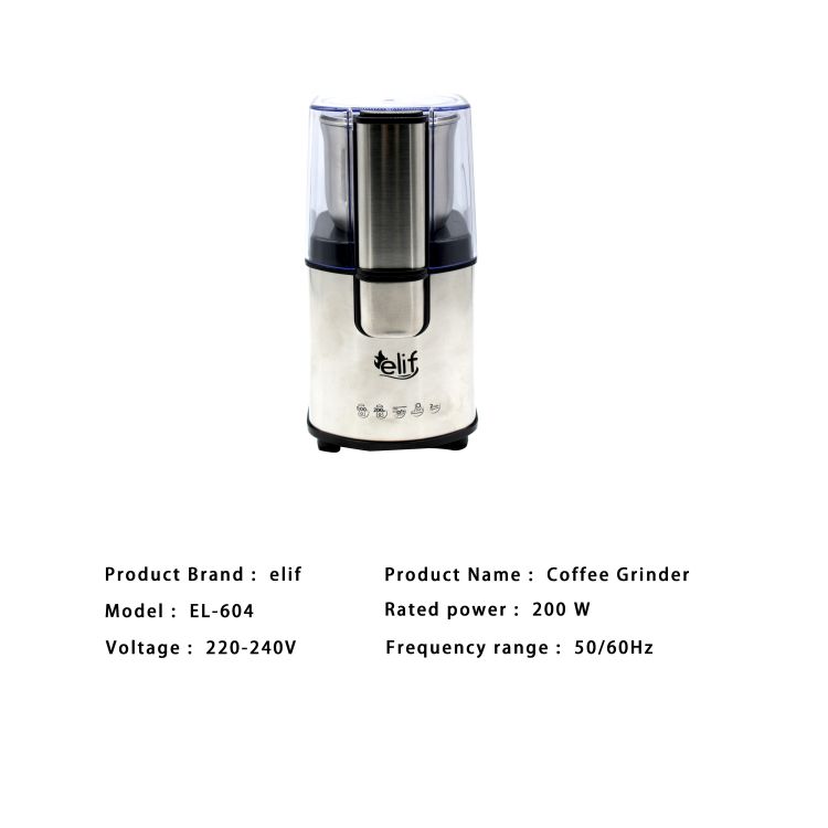 Elif-EL-604 Electric Coffee grinder/coffee mill for homeuse