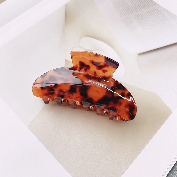 Wholesale Fashion Custom Hair Accessories Cellulose Acetate Tortoise Shell Hair Claw Clip for Woman GirlHot sale products
