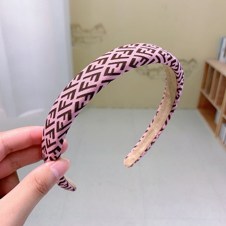 New versatile leopard print hair hoop wash face sweet versatile fashion out personality net red headband hair card hair accessories