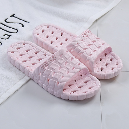 XY plastic home bathroom slippers women's new hollow-out non-slip home sandals hotel shower stall water leakage sandals