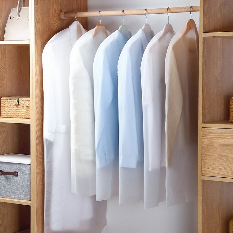 Clothes dustproof cover hanging dustproof bag household washable transparent coat suit dustproof cover clothes hanging bag