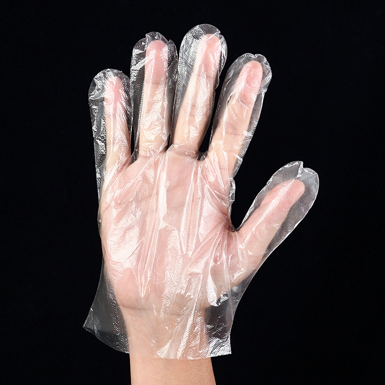 Disposable gloves Plastic transparent thickened durable extractor food grade baking beauty salon film gloves