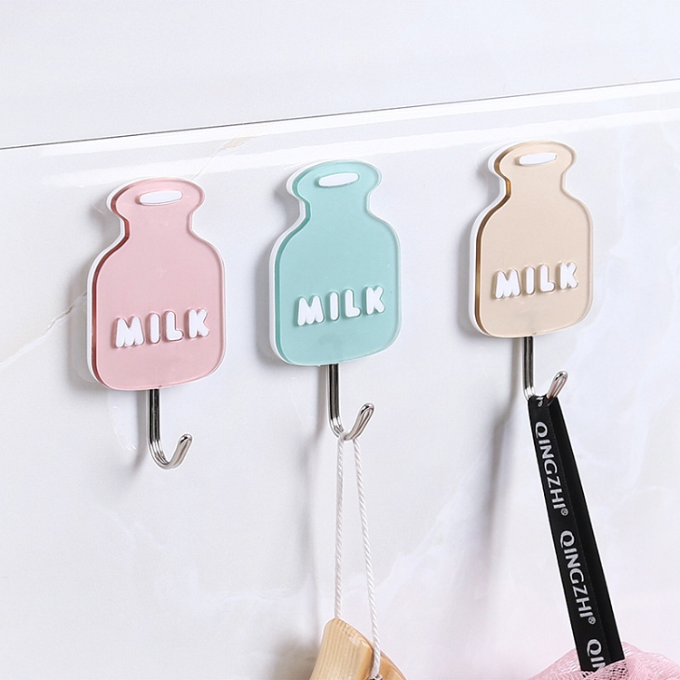Cute adhesive hook wall hanging cartoon car hanger nail-free and traceless kitchen strong stick hook hook