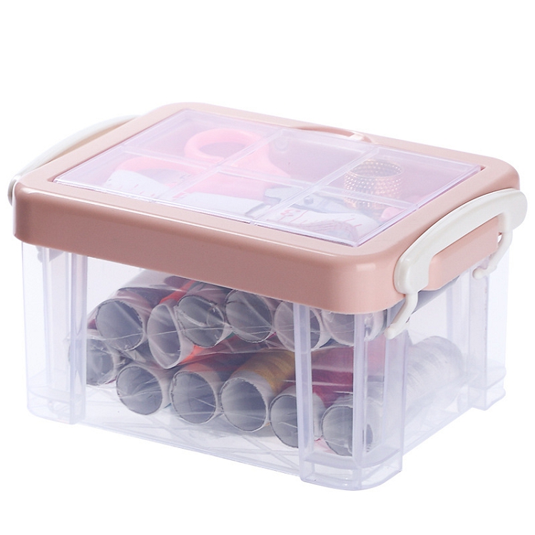 Sewing box Set Multifunctional small sewing bag household portable hand-stitched plastic sewing box for female student dormitory