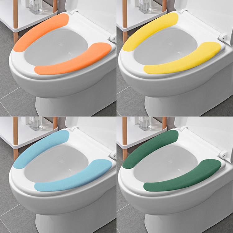 Toilet stick spring and summer travel home toilet cushion seat cushion sit cover four seasons can be pasted Nordic style toilet cushion