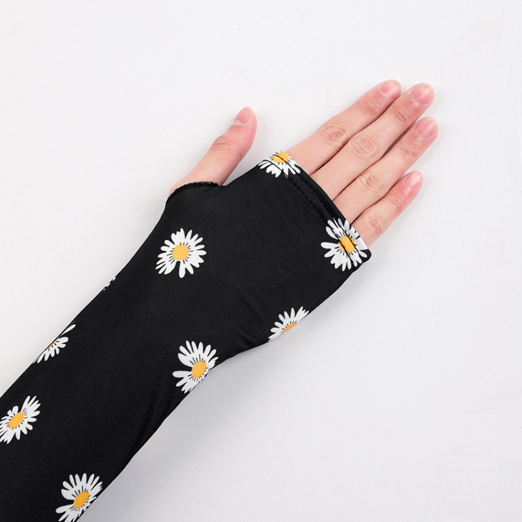 Ice sleeve, INS women's ice thin sunscreen cuff, sunscreen cuff, outdoor summer long ice thread arm protector, arm cuff