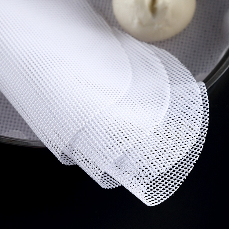 Food grade high temperature resistant silicone padded steamer cloth thickened round non-sticky cloth steamed stuffed bun home mat