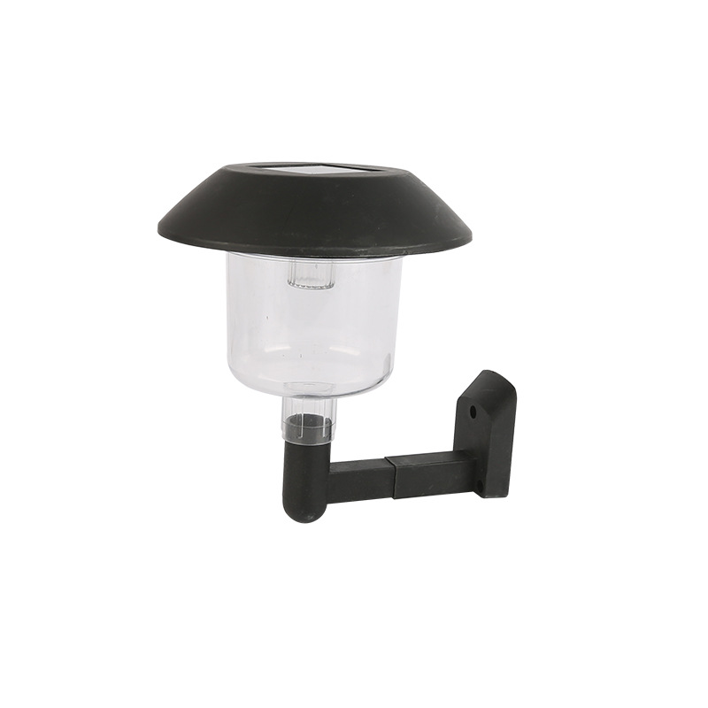 [Solar Household Lamp] Lawn Lamp LED Black Lamp Stainless Steel Solar Yard Lamp