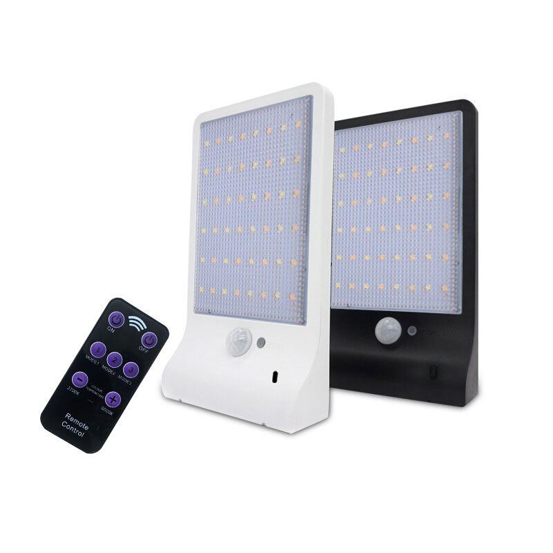 New Remote Control 48LED Solar Lamp Outdoor Integrated Street Lamp Home Outdoor Courtyard Lamp