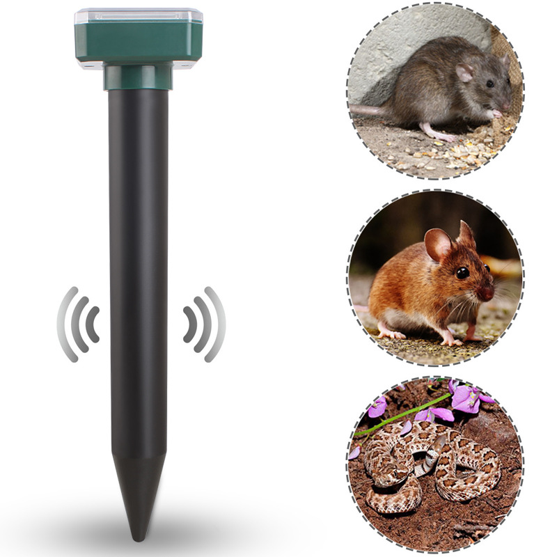 Wholesale Solar Mouse Repellent Ultrasonic LED Rice Field Mouse Repellent Snake Repellent Manor Farm Special Products