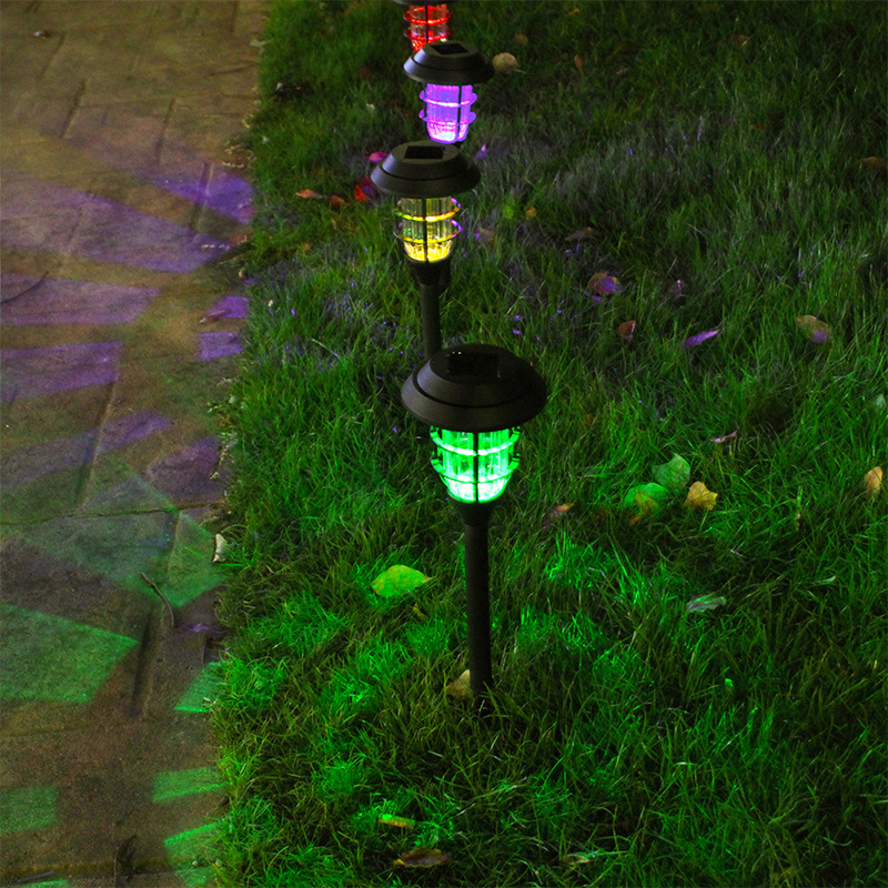Solar Outdoor LED Lawn Lamp Grass Light Plug Waterproof Garden Floor Lamp Villa Courtyard Light Landscape Lamp