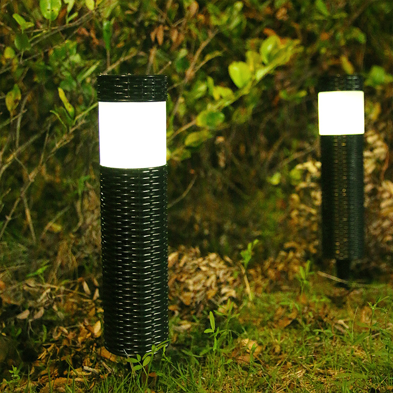 Solar LED Lawn Lamp Outdoor Waterproof Garden Villa Courtyard Outdoor Light Balcony Park Plug Grass Light